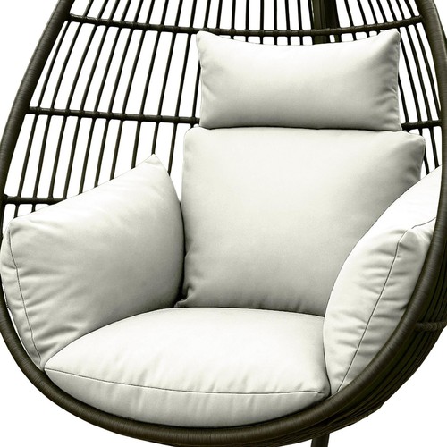 Natural egg chair - egg, cushion