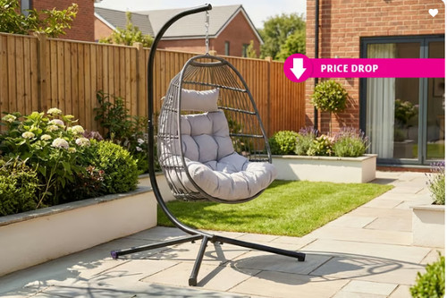 Rattan hanging egg - egg, chair