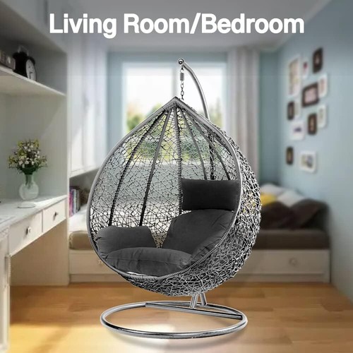 Rattan swing egg chair hanging - rattan,