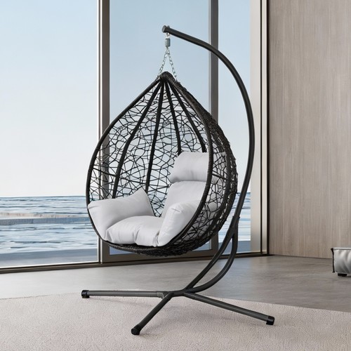 Garden hanging swing - garden, chair