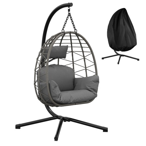 Rattan swing egg chair - egg,